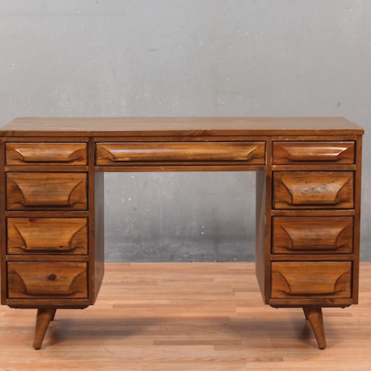 貴重!!　60's　USA製　Tiffany stand　スチールデスク　美品 Vintage 60's? Tiffany Stand Co Typewriter Table Stand Fold out