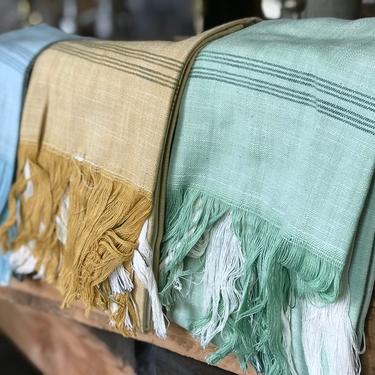Fringed Cotton Towel, multiple styles