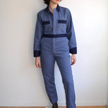 Vintage Coveralls/ Blue Mechanics Workwear Jumpsuit/ Overalls/ Small 