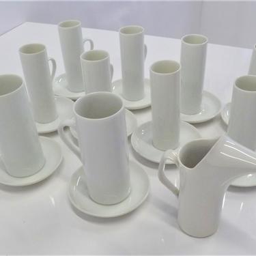 LaGardo Tackett 6 Espresso Cups Saucers Pot Coffee Tea