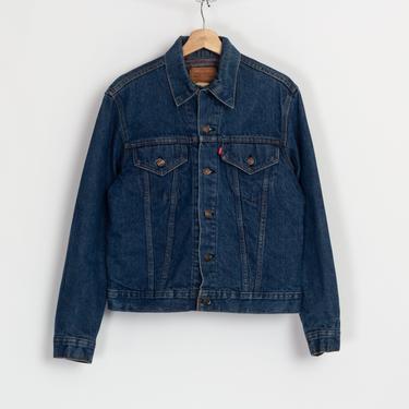 Vintage Levi's Blanket Lined Denim Jacket - Size 40, Men's Small | 80s Unisex Jean Trucker Jacket 