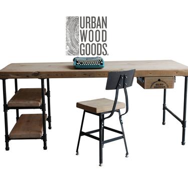 Reclaimed Wood Chair/Counter/Bar height stool. Offered in 3 heights 18&quot; table, 25&quot; counter, 30&quot; bar.  You choose height and finish. 