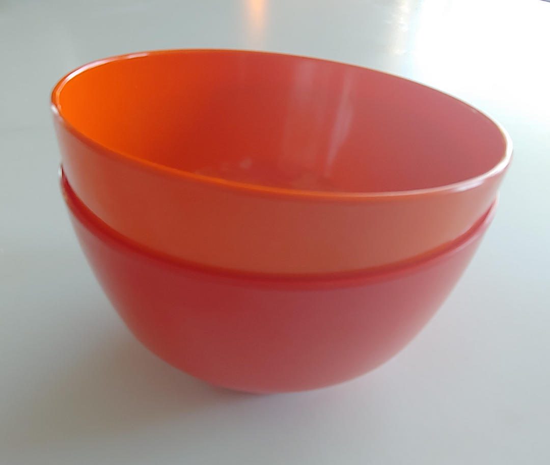 Large Rosti Plastic Mixing Bowls Mod Blue Plastic Made in 