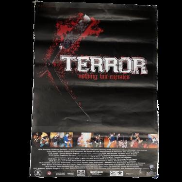 Vintage Terror &quot;Nothing But Enemies&quot; European Tour Poster
