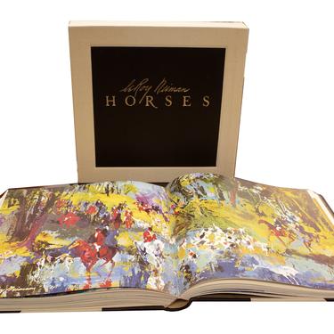 LeRoy Neiman Horses Hand Signed Book 