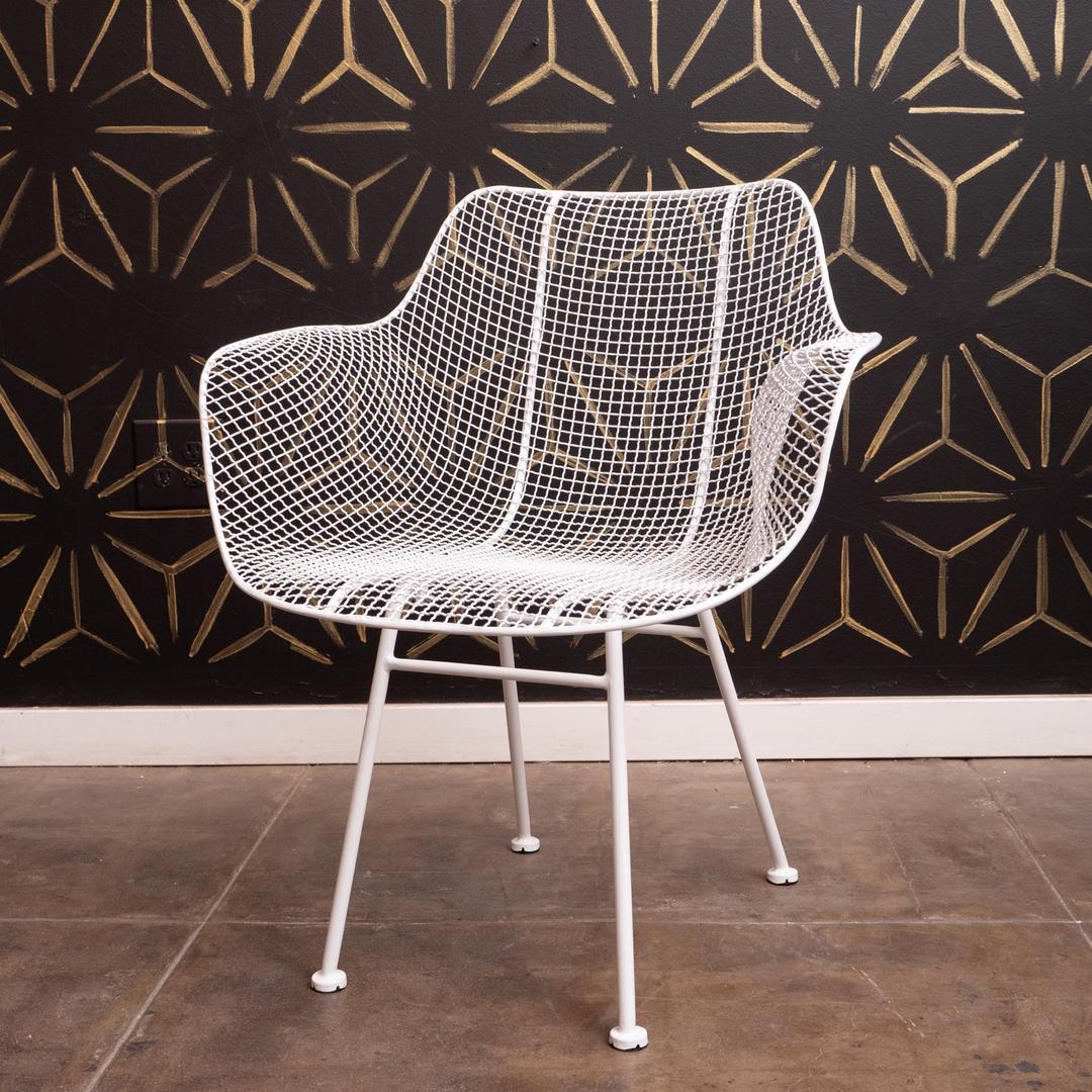 The 'Angela' White Wire Chair Sunbeam Vintage Highland Park Los