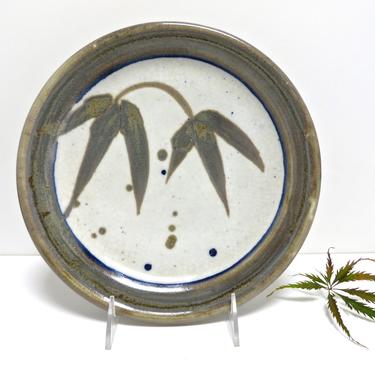 Vintage Marc Matsui Studio Pottery Plate, Pacific Northwest Contemporary Ceramic Art, Wabi Sabi Kitchen, Housewarming Gift, Japanese Pottery 