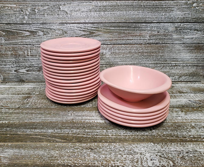 Antique pink dishes sale