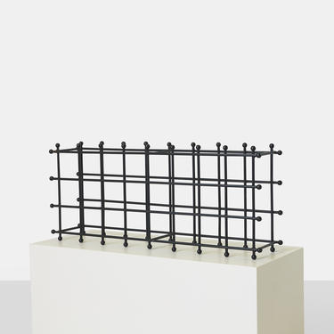 Modernist Iron Wine Rack