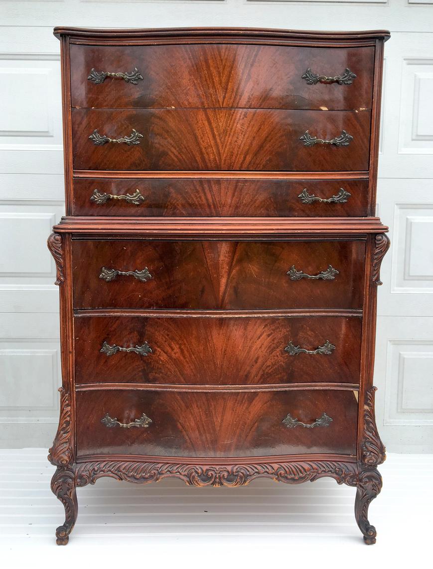 CUSTOMIZABLE French Dresser, Antique Highboy, Vintage French Provincial