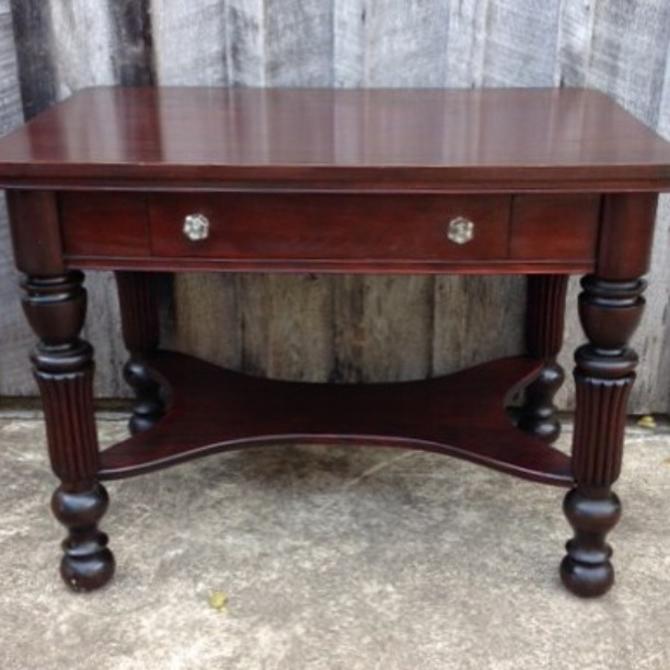 Victorian Console Table One Drawer One Shelf Fabulous In An