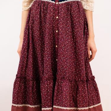 1970's gunne sax by jessica skirt