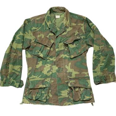 1960s Vintage Vietnam Camo Jacket - Class II ERDL, 1969 - | High