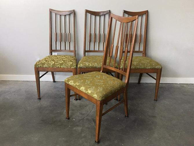 Set Of 4 Vintage Mid Century Modern High Back Dining Chairs From Rerunroom Of Seattle Wa Attic