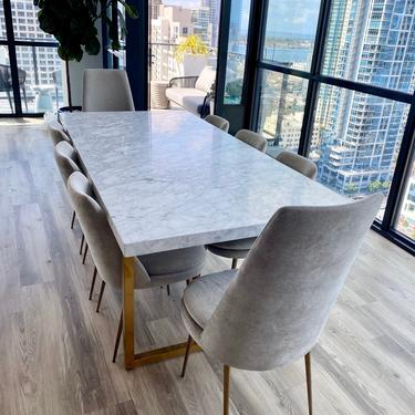 Torano Marble Rectangular Dining Table by Restoration Hardware Bentwood Vintage South Philly Philadelphia PA