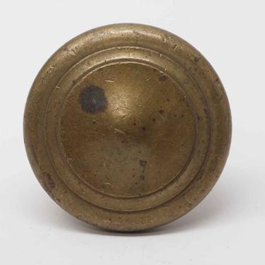 Large Cast Brass Single Concentric Entry Door Knob