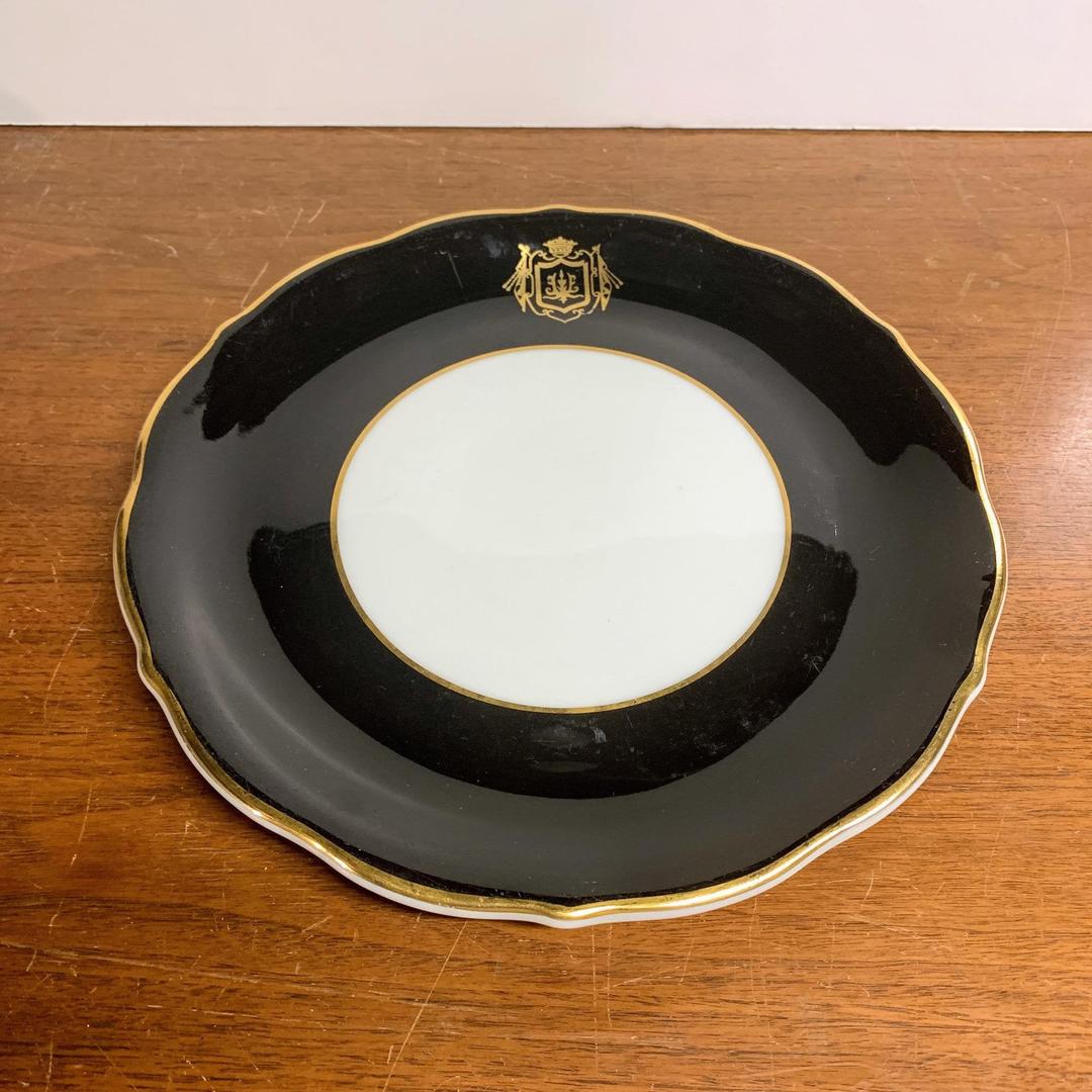 Vintage Walker China Restaurant ware Hotel China Black and Gold Over the Years Silver Spring, MD