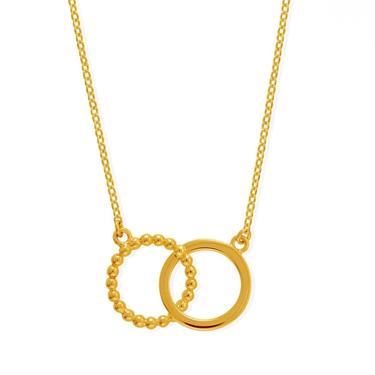Boma - Deluxe Dot Circle Pendant Necklace