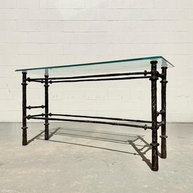 Diego Giacometti (in the style of) bronzed entry or sofa table 