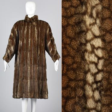 XXL Fendi I Magnin Russian Squirrel Fur Coat Swing Coat Dyed Squirrel Fur Winter Coat Luxurious Designer Fur Made in Italy Vintage Woman 