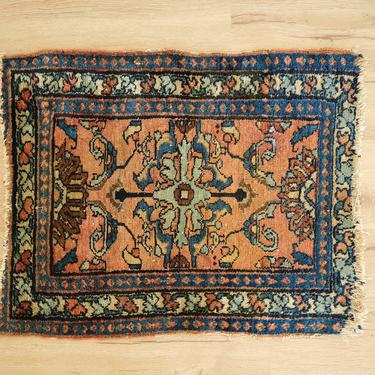 Vintage Hand-Knotted Persian Rug 