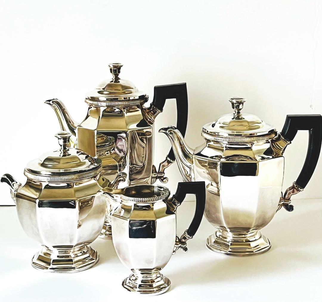 Christofle Silverplate Coffee and Tea Set Gray Antiques Baltimore, MD