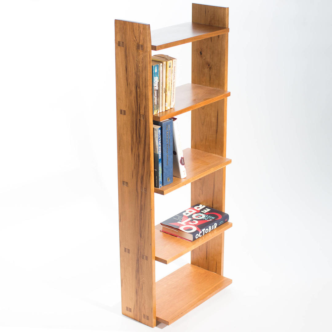 Open Back Bookcase, North American Cherry (Medium Size) Blanpied