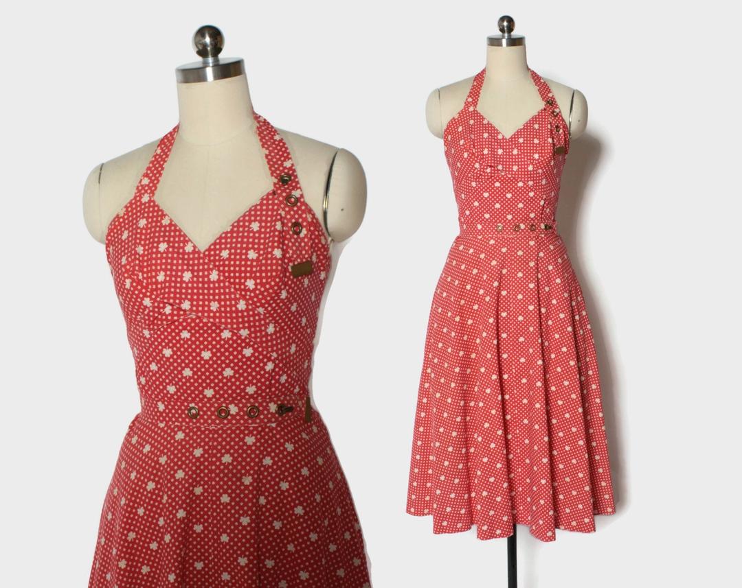 Grommet halter dress 2025