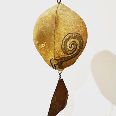 Early Ceramic Cosanti Bell by Paolo Soleri, 1950s