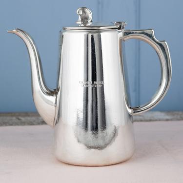 Vintage Silverplate County Hotel Canterbury Coffee Pot