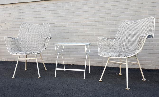 Iconic Woodard Sculptura Mcm Patio Chairs From Modern Finds Of