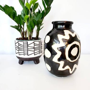 Vintage Japanese Studio Pottery Art Vase 