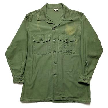 Vintage 1970s OG-107 US Marine Corps Utility Shirt ~ | Sparrows