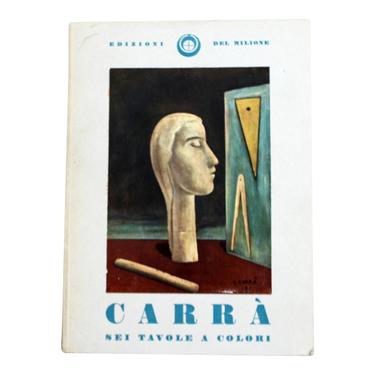 Early 20th Century Modern Carra Sei Tavole a Colori Paper Art Book Suite Lithos 