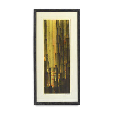 Abstract Cityscape Print by Richard Florsheim