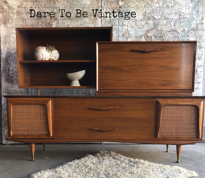 Mid Century Danish Modern Bar Cabinet Credenza Danish Modern