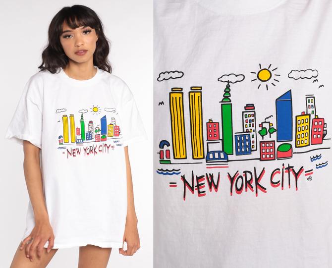 New York City Graphic Tee Vintage NYC T Shirt Vintage NY 