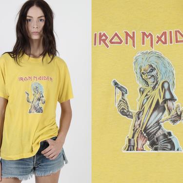 Vintage 1981 Iron Maiden T Shirt / 80s Eddie Heavy | American
