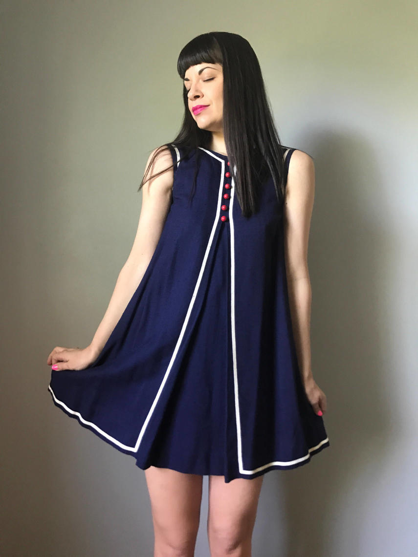 a line dress 60s