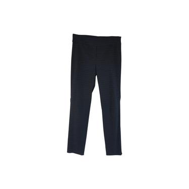 Isaac Mizrahi IMNYC Navy & Black  Damask Tapered Trouser Pants 