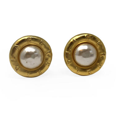 Karl Lagerfeld Clip Earrings