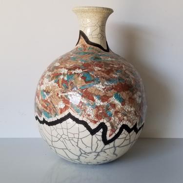 1980's Bill Herb Art Studio Pottery Vase 