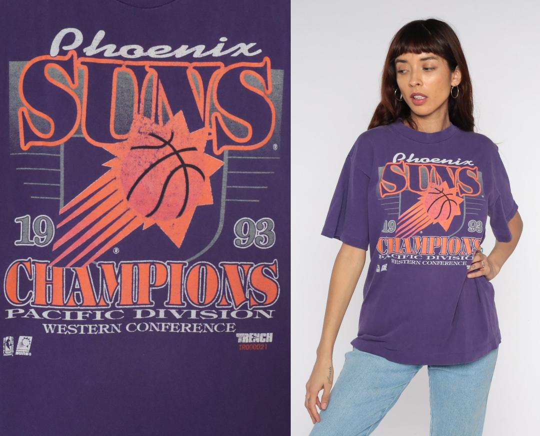 Phoenix Suns Shirt Suns Fan Basketball T Shirt NBA 80s 90s -  Norway