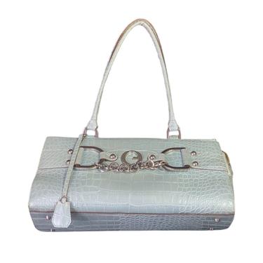 Guess Baby Blue Crocodile Texture Purse 102421 LM