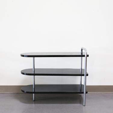 Vintage Wolfgang Hoffmann - Howell Three Tier Side Table, Bookshelf 