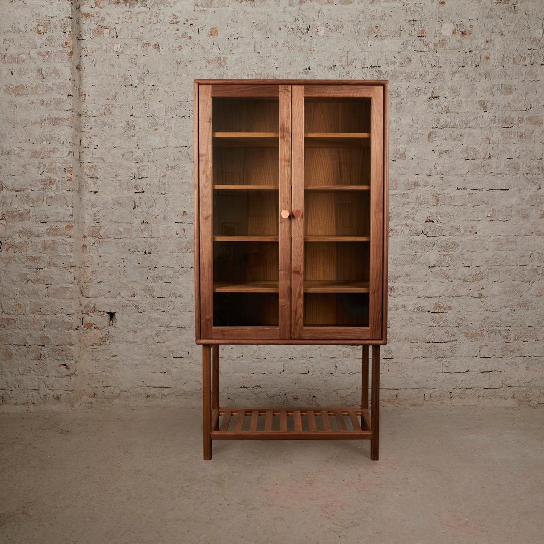 Bookshelf, Bookcase, Mid Century Modern MOKU Artisan Furniture