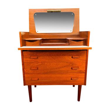 Vintage Danish Mid Century Modern Teak LowBoy Dresser - Vanity 