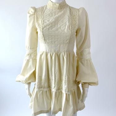 gunne sax mini dress Vintage 80s Gunne Sax Mini Dress | Strapless Black & White Bow | Size Small