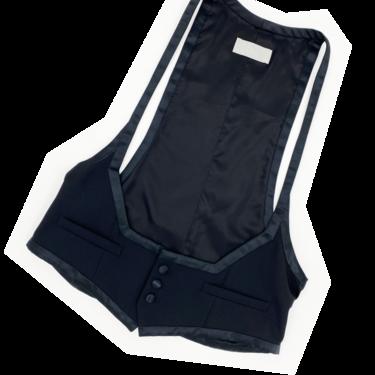 Dior Homme F/W 2008 black thin strap vest