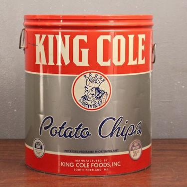 King Cole Potato Chips Wastebasket